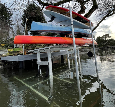 Sunstream Sportlift Boat Lift water view