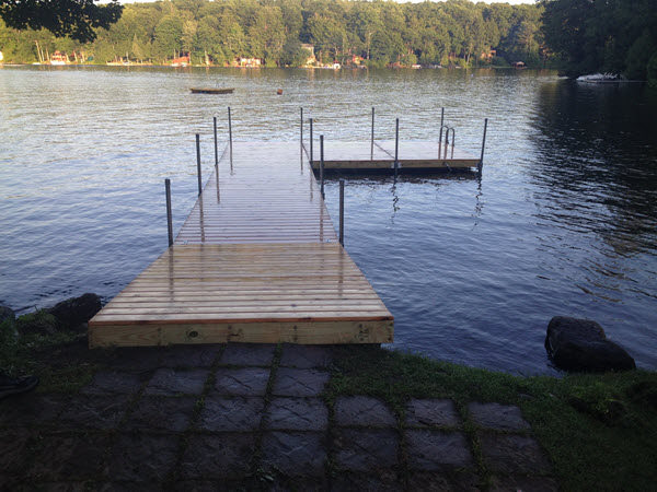 Corrigan Stationary Wood Dock 2