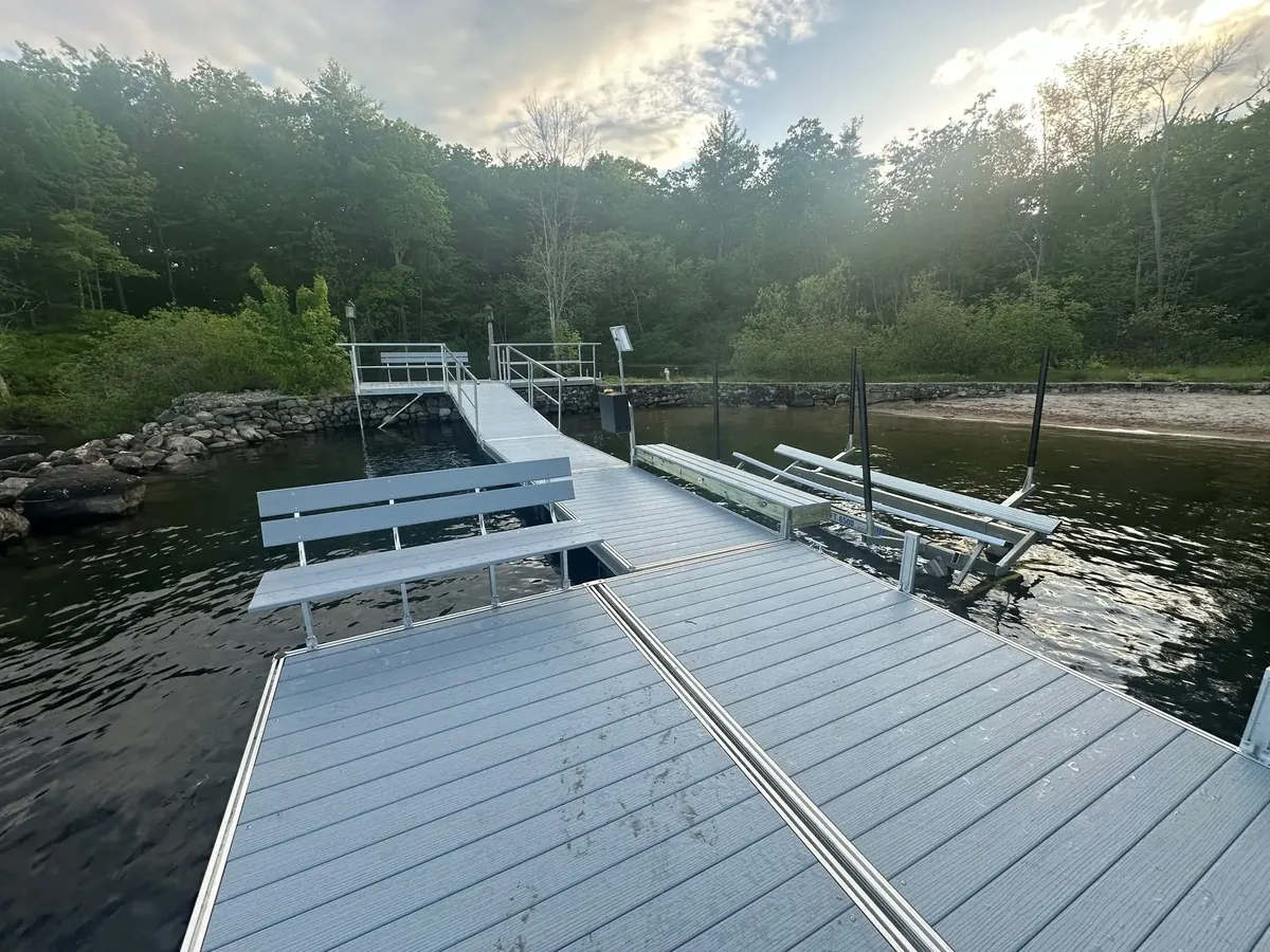 Floating Aluminum with Lumberock