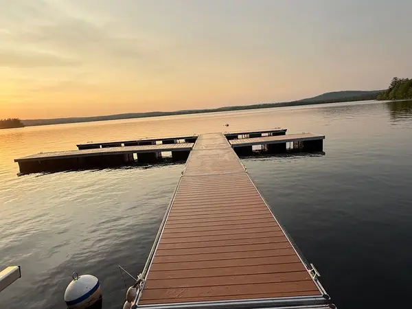 Floating Aluminum with Lumberock 1