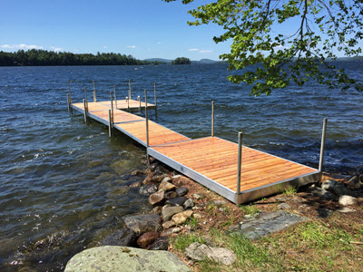 Joseph Dock in Maine | Sold and Installed by DockGuys.com