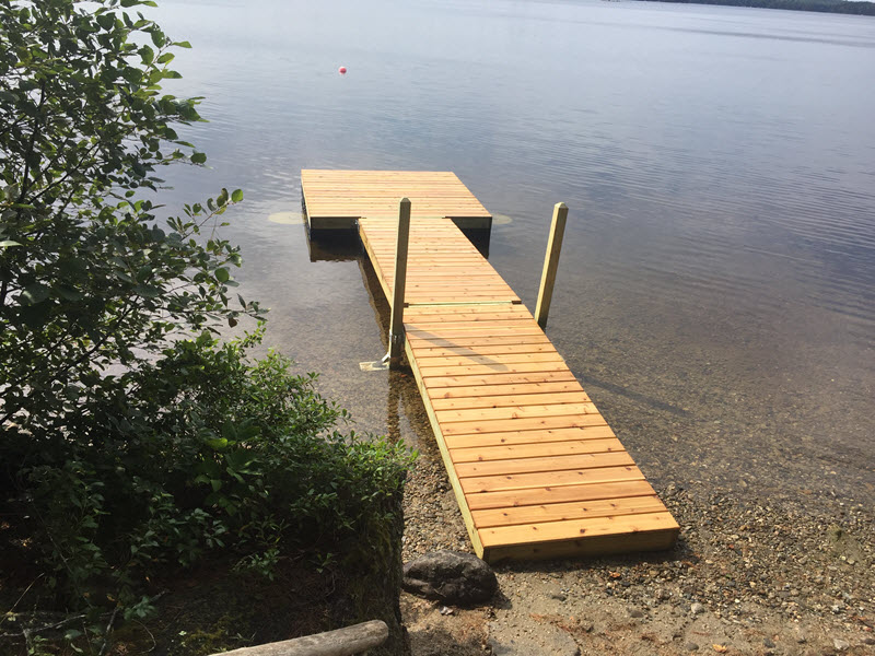 Nunn Floating Wood Dock