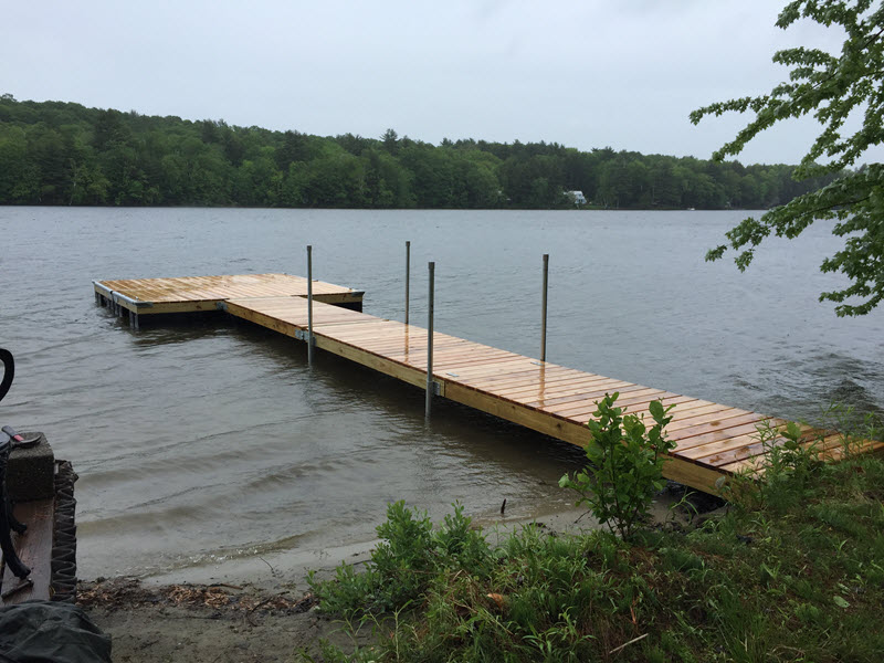 McHugh Dock in Maine | Sold and Installed by DockGuys.com