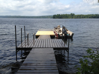 McMahaon Dock in Maine | Sold and Installed by DockGuys.com