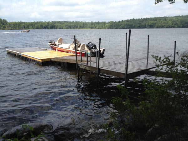 McMahaon Dock in Maine | Sold and Installed by DockGuys.com