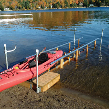 Wooden Kayak Launches Built