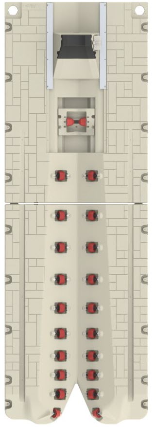 Wave Armor Pro 220 Boat Port top view