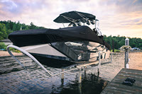 Freestanding Hydraulic Boat Lift Example 5