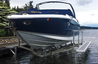 Freestanding Hydraulic Boat Lift Example 1