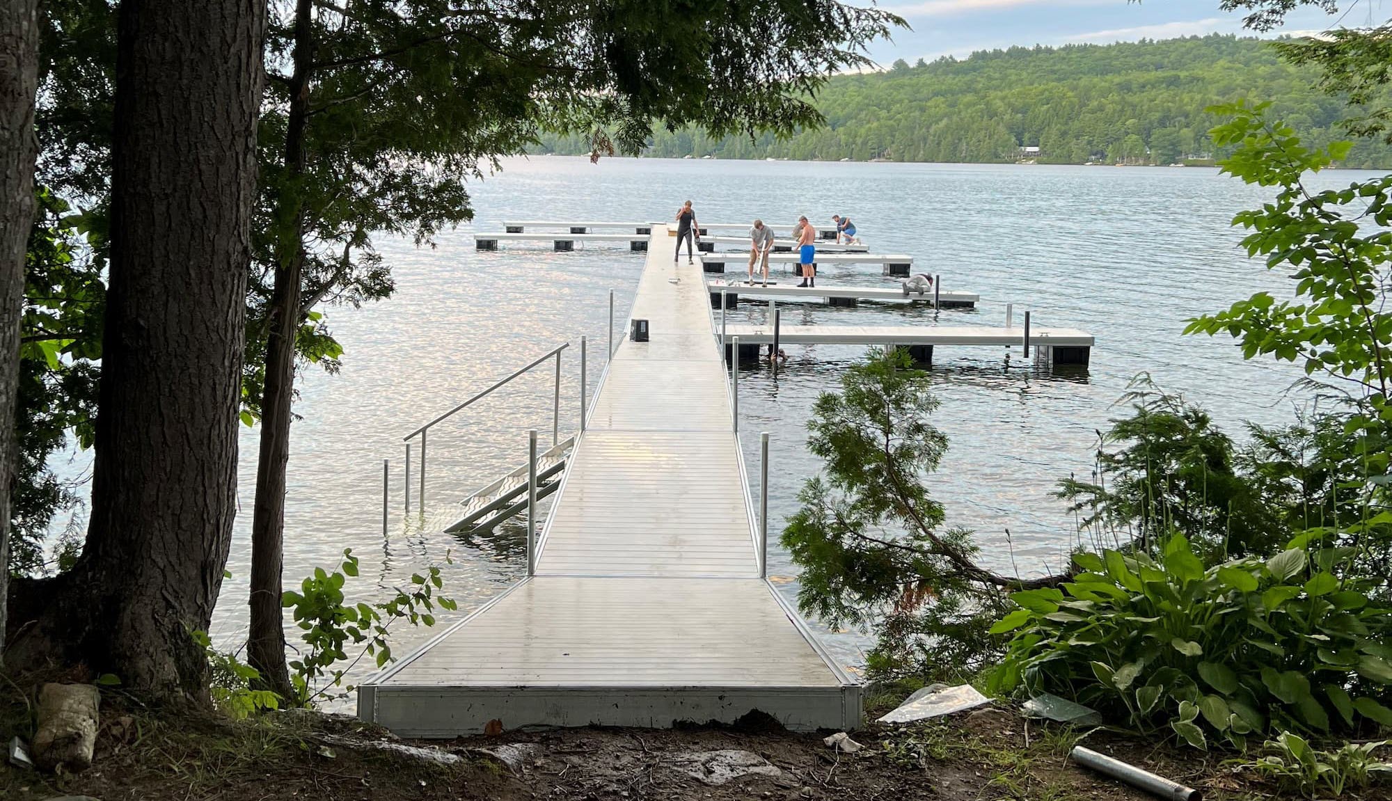 Commercial Dock at Snowshoe Village Main