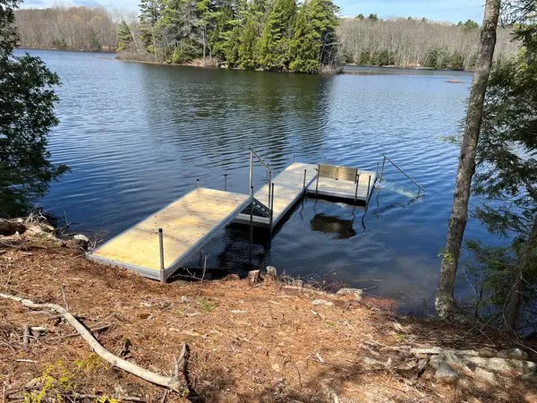 Stationary Aluminum Dock with cedar Decking 1