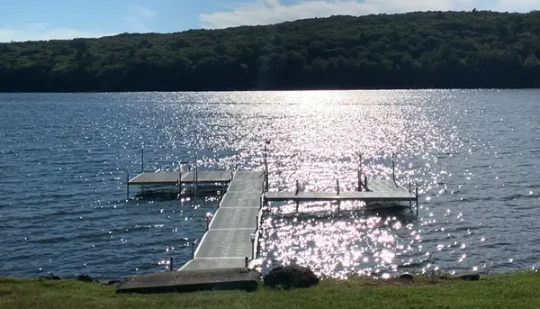Stationary Aluminum Dock with Cedar Decking 1