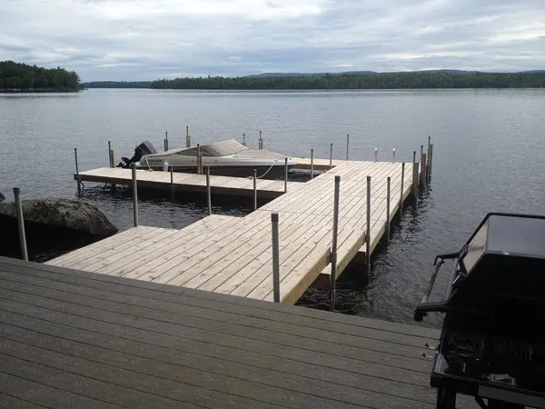 Stationary Wood and Boat Lift