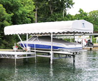 RGC Vertical Aluminum Boat Lift Example 4