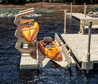 Wave Armor Kayak Launch With 2 Rails