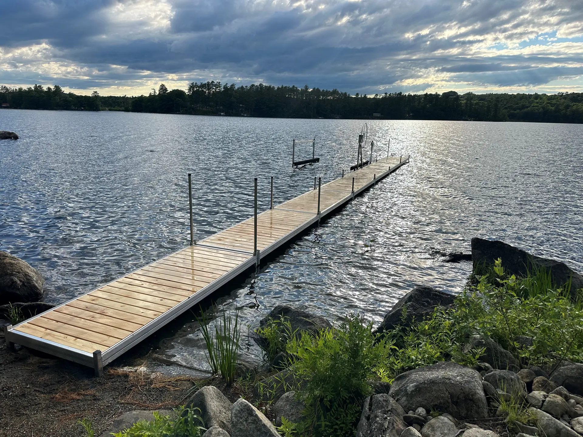 Bertrand floating dock system