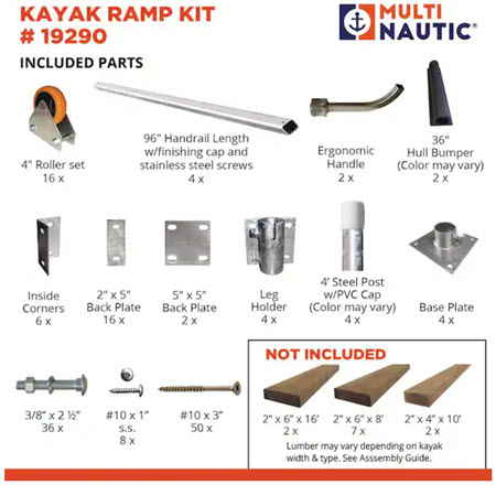 Multinautic Kayak Launch Kit DIY