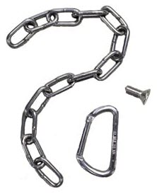 Wave Armor Stainless Steel Chain & Clip